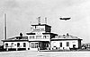 View of airport building in 1962