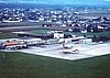 Old aerial image of airport area