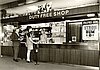 Persons at the duty free shop 1966