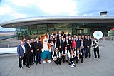 Gruppenfoto Vertreter des Flughafen Graz mit Partnern aus der Reisebranche.