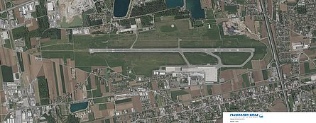Aerial photo Graz Airport